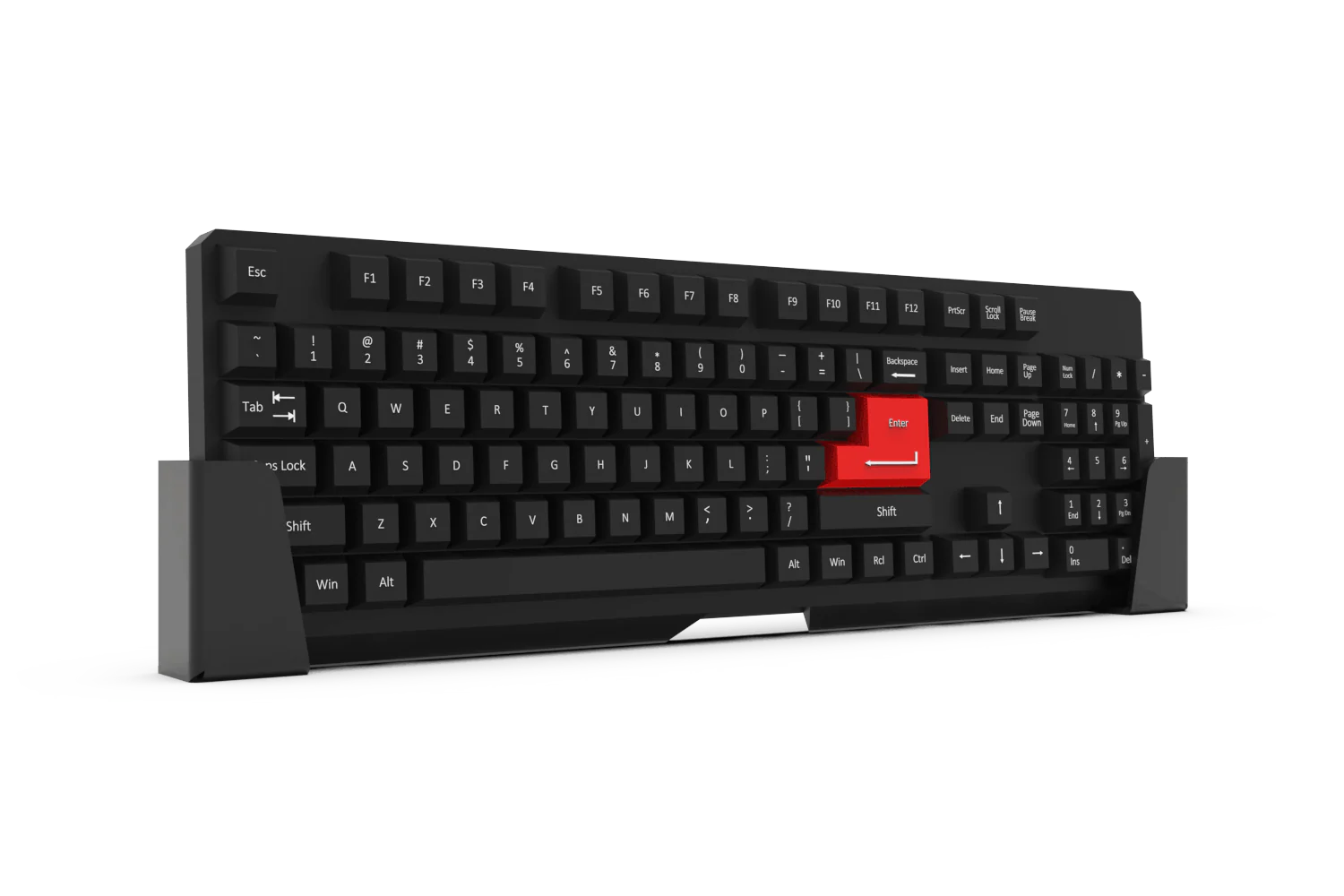 Universal Sim Racing & Flight Simulator Keyboard Holder for Aluminum Cockpits - Image 2