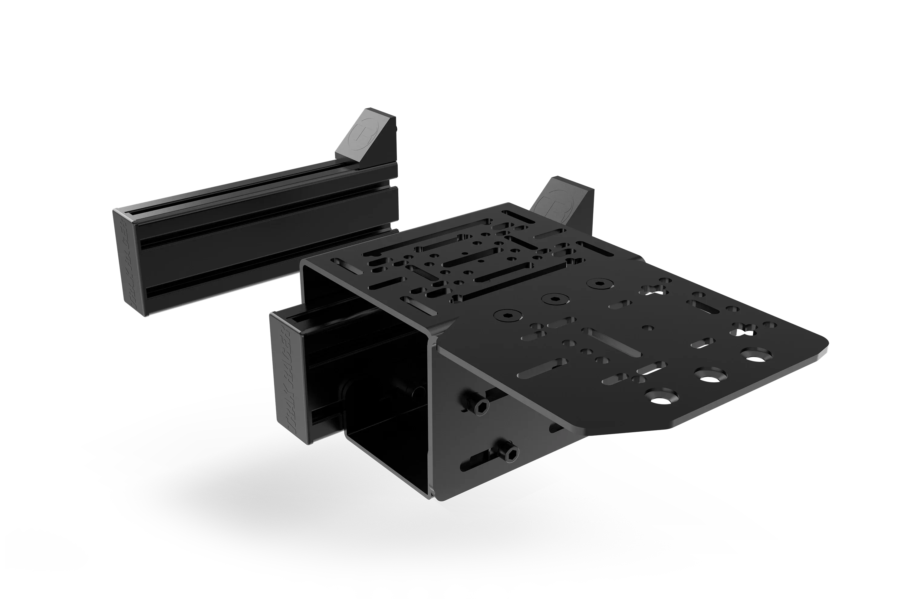 Set of 2 Universal Side Supports – 240mm (80×40mm) for Sim Racing & Flight Sim Rigs - Image 6