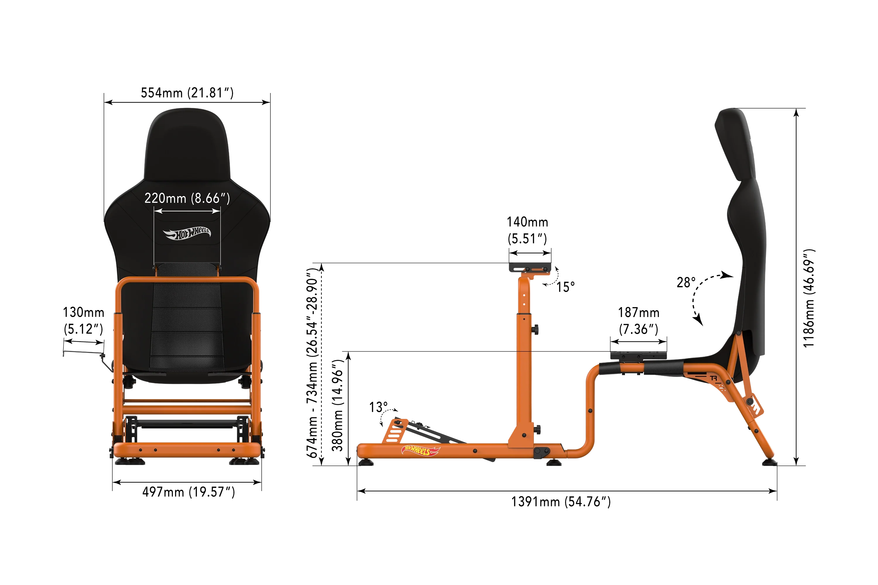 Hot Wheels HW3 Compact Racing Simulator Cockpit - Image 9