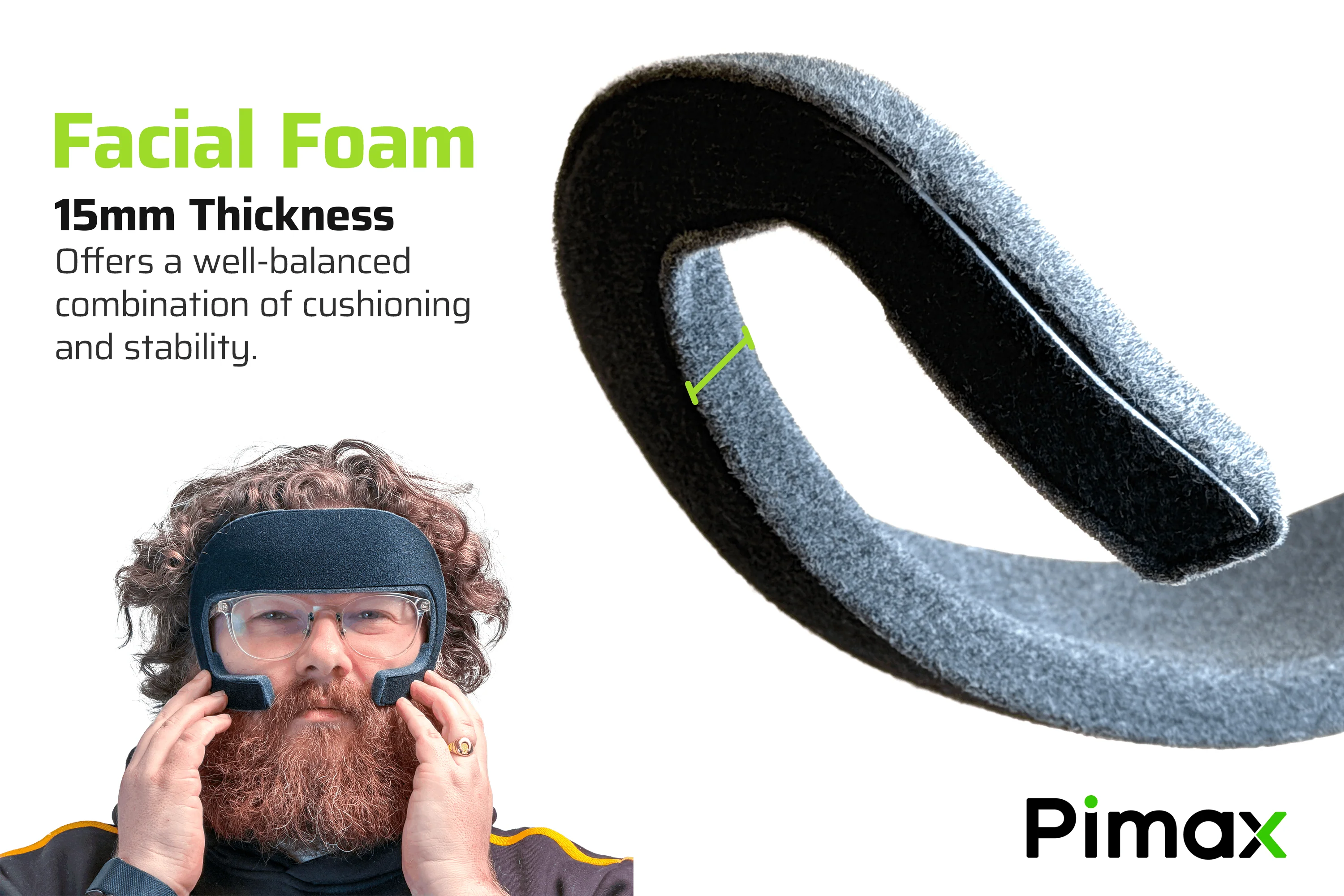 PIMAX Virtual Reality Facial Foam Comfort Kit - Image 2