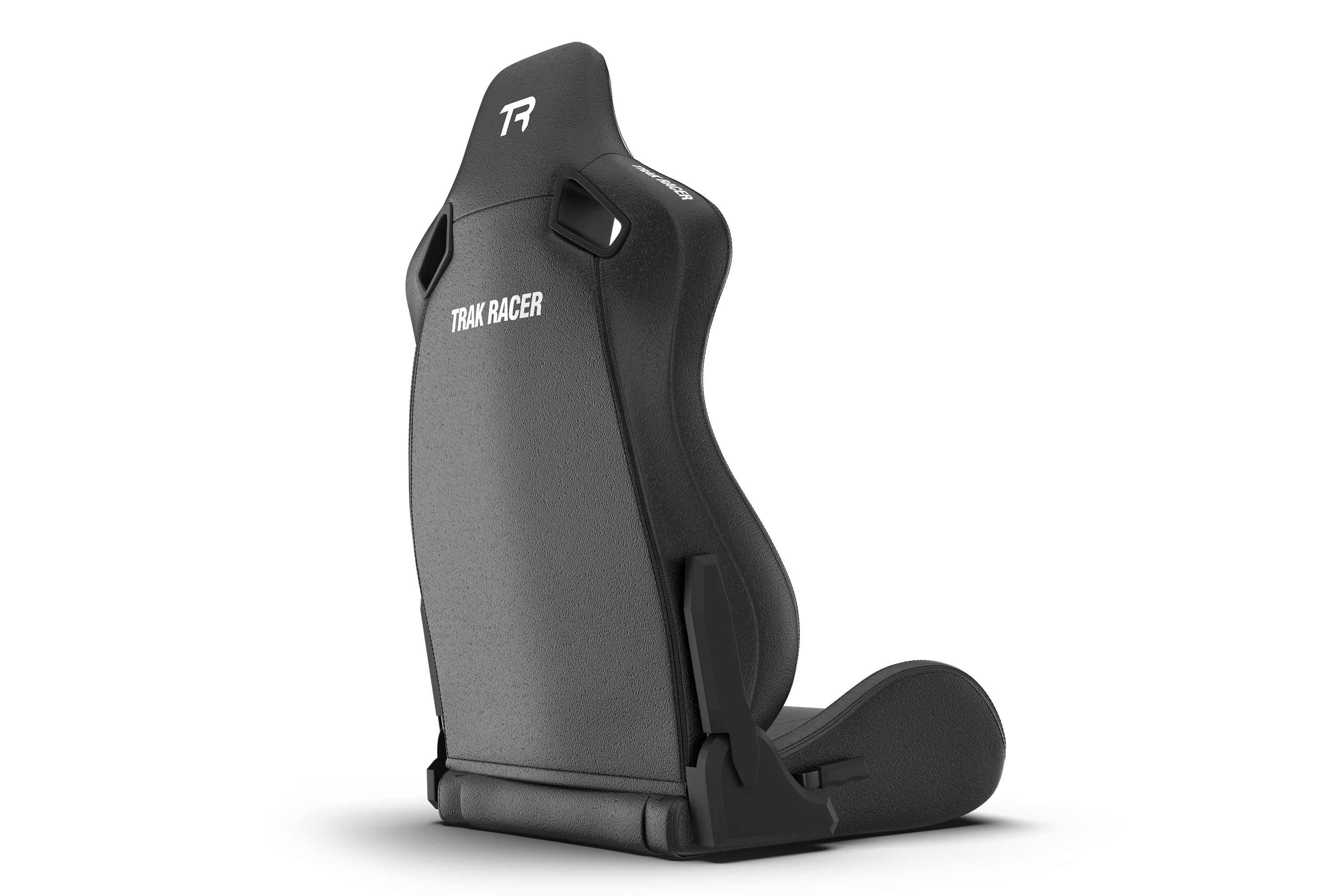 RE2 Dual-Lock Reclining Sim Racing Seat - Premium Black Diamond-Stitched Leather-Style - Image 2