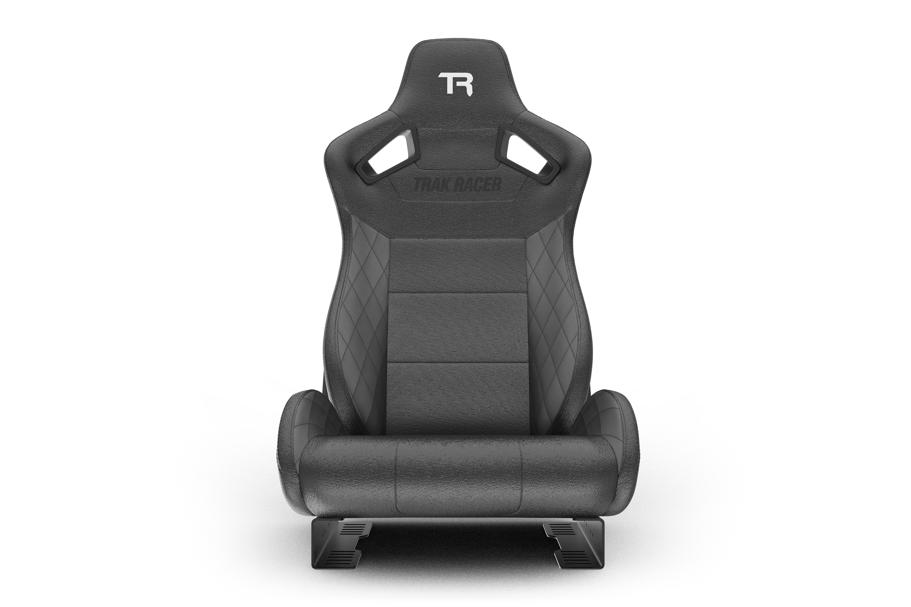 RE2 Dual-Lock Reclining Sim Racing Seat - Premium White Diamond-Stitched Leather-Style - Image 15