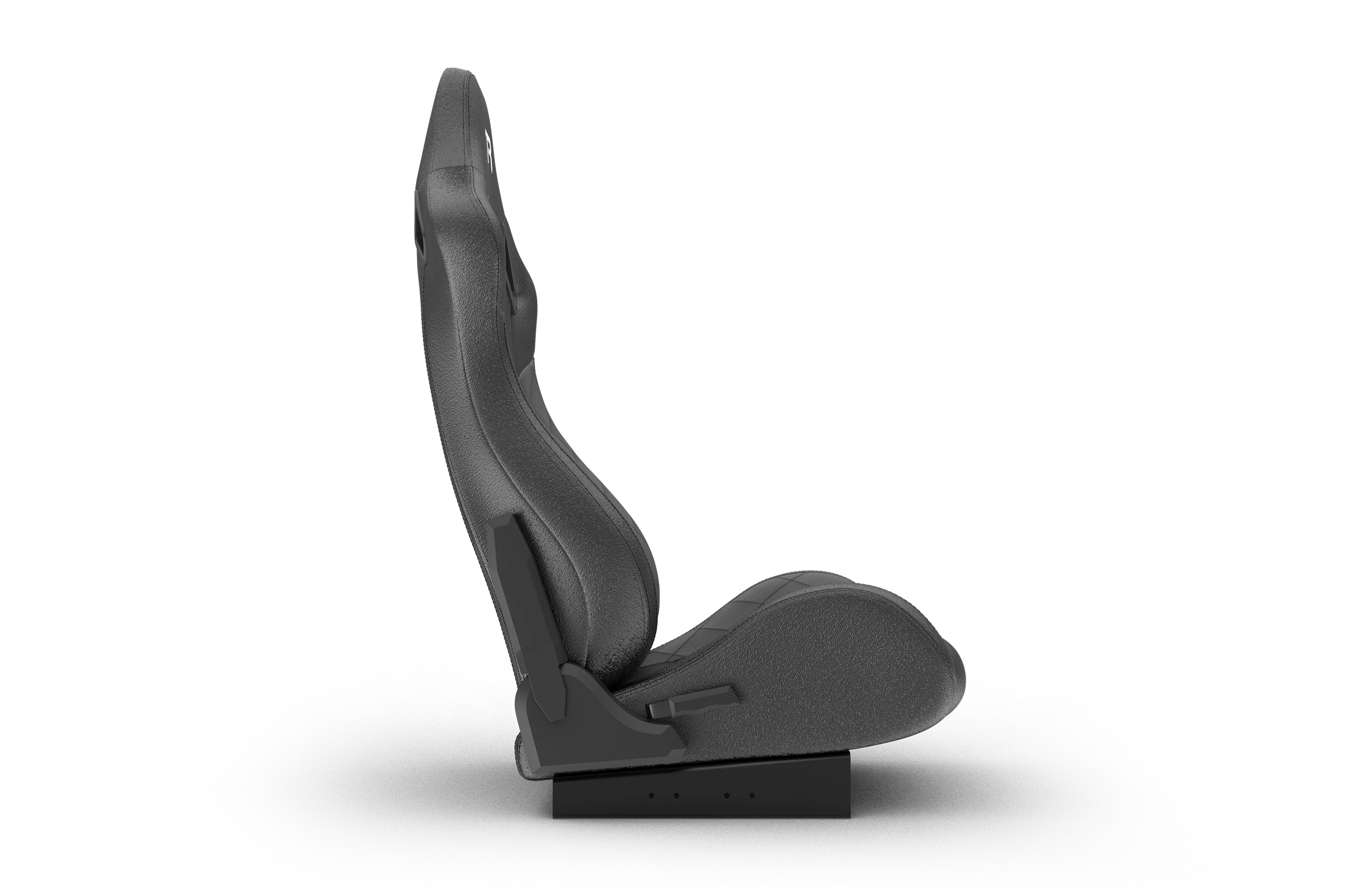RE2 Dual-Lock Reclining Sim Racing Seat - Premium White Diamond-Stitched Leather-Style - Image 17