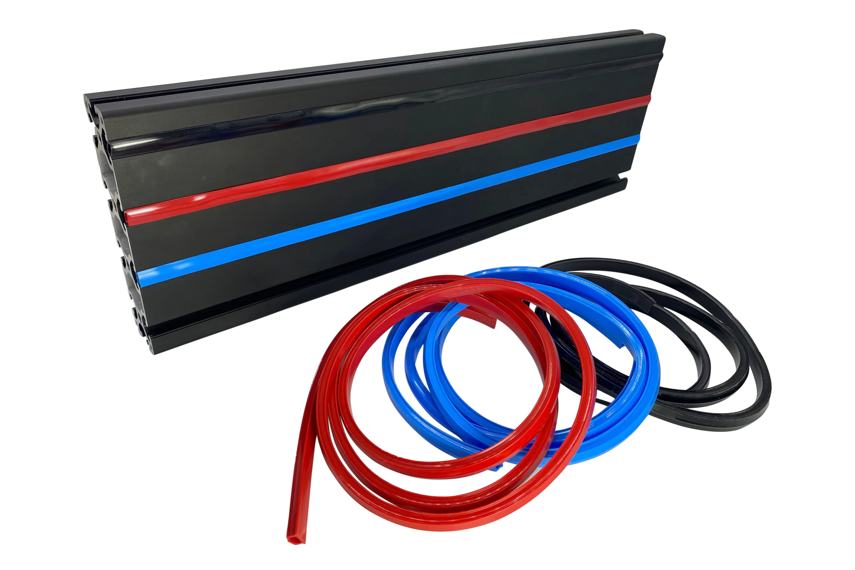 2m/79" Red Rubber Dust/Design Strip – Anti-Slip Protective Edge Trim for Aluminium Profile Sim Rigs - Image 4