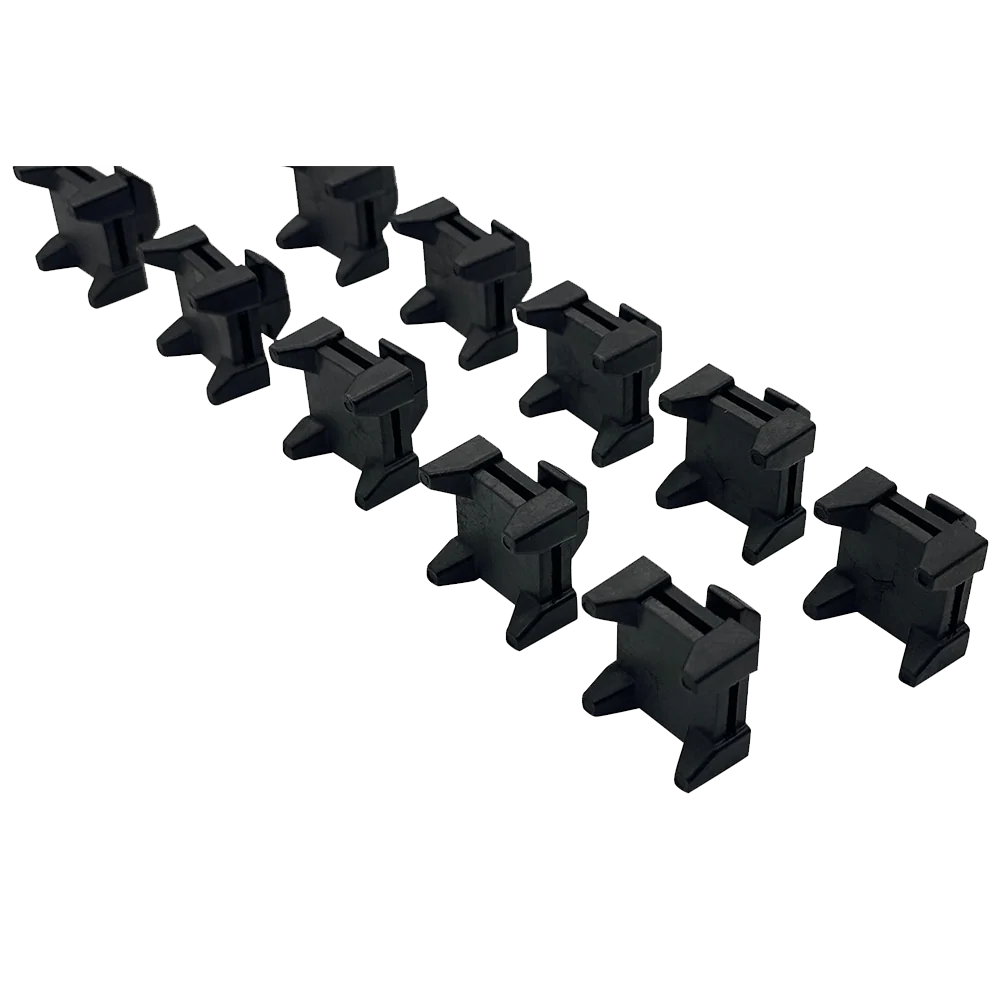 Set of 10 Cable Management Clips with 10 Cable Ties