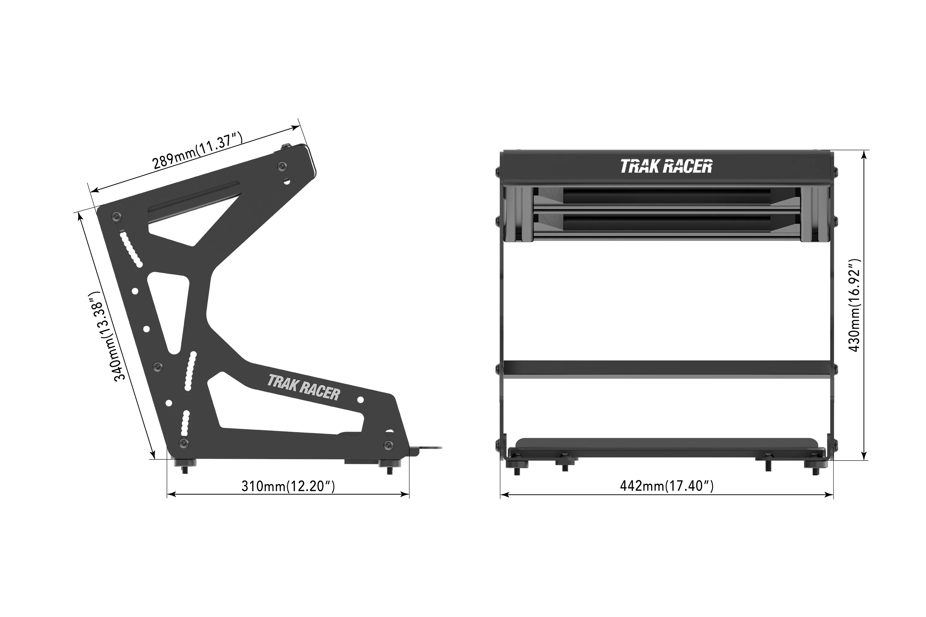 Trak Racer Universal Pro Inverted Pedal Mount System - Image 14
