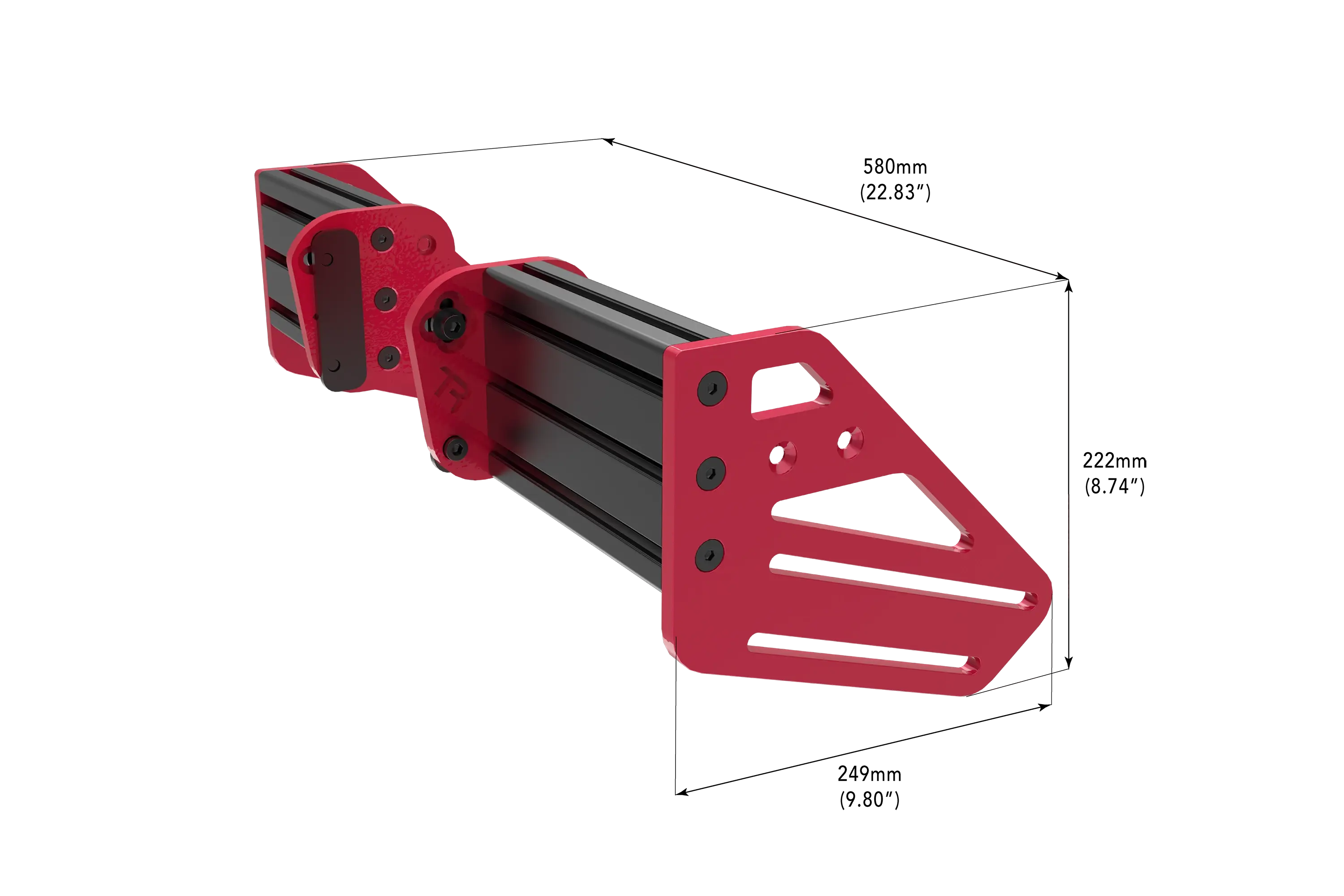 TR ONE V3 2-Way Wheel Front-Mount Kit for MOZA R9, R12, R16, R21, R21 Ultra, and R25 Ultra Wheelbases - Image 4