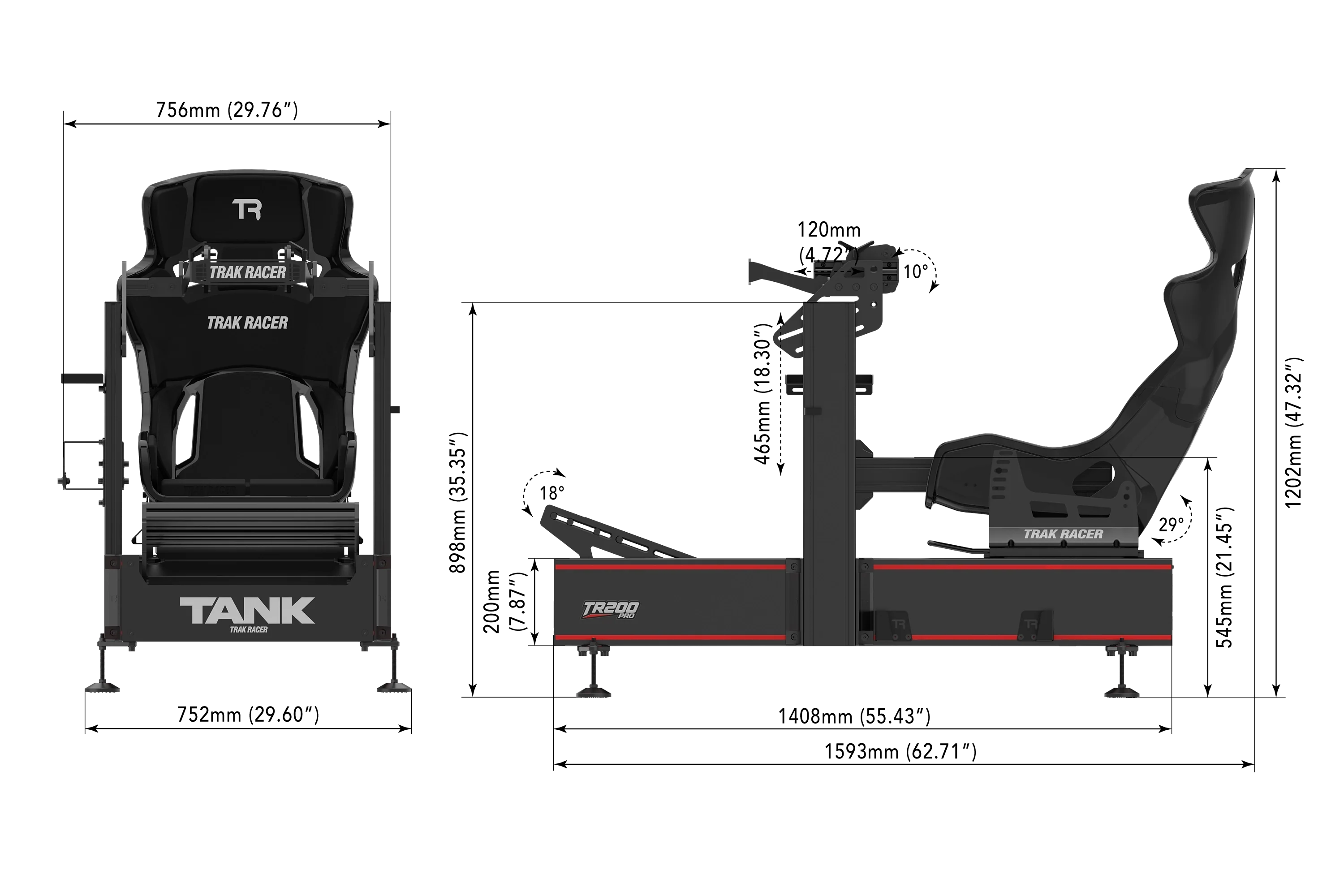 TR200 Pro (TANK) Racing Simulator - Image 6