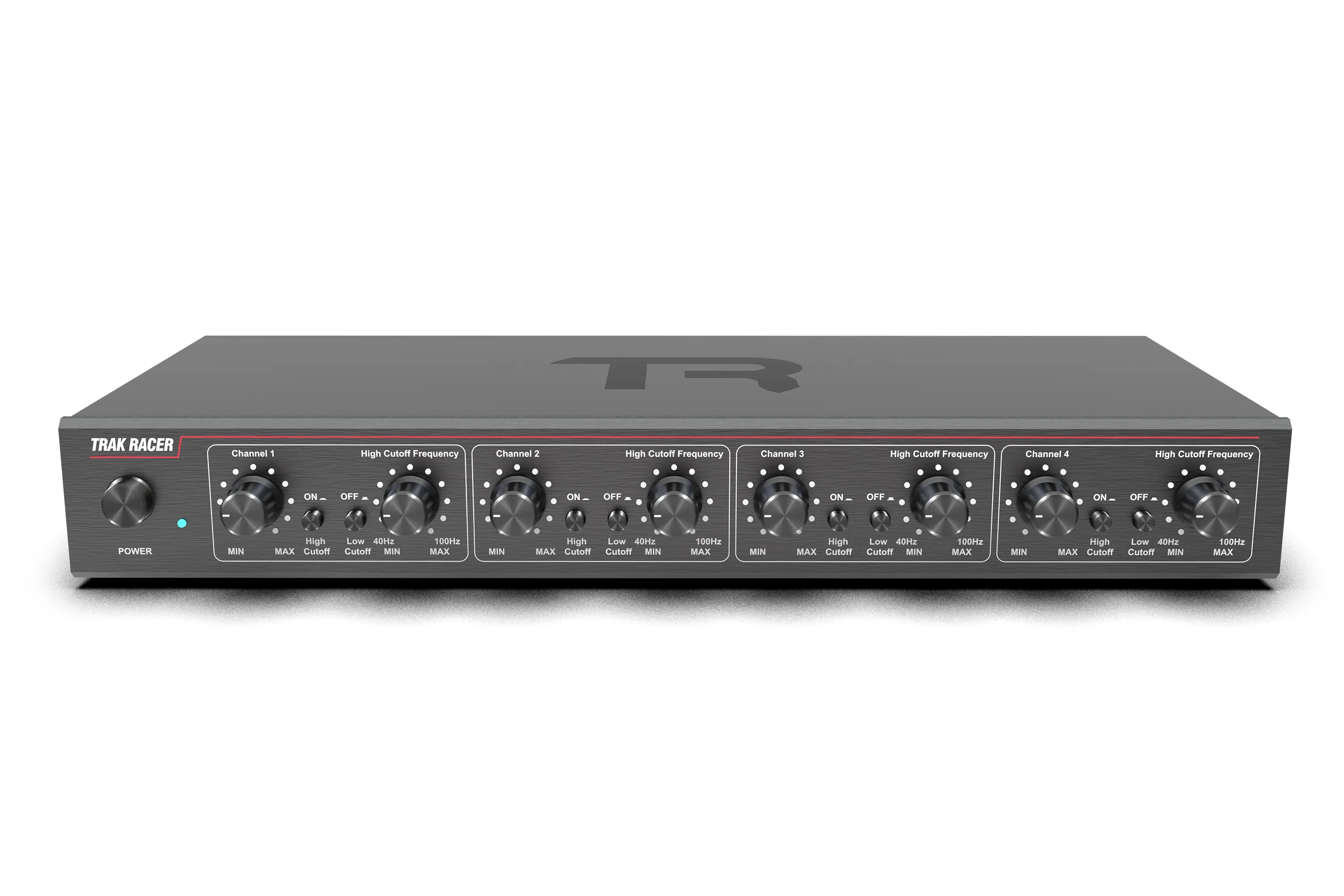 Trak Racer 4CH 40W Low-Frequency Class-D Amplifier with 2 Bass Shakers and Rig Mounts - Image 2