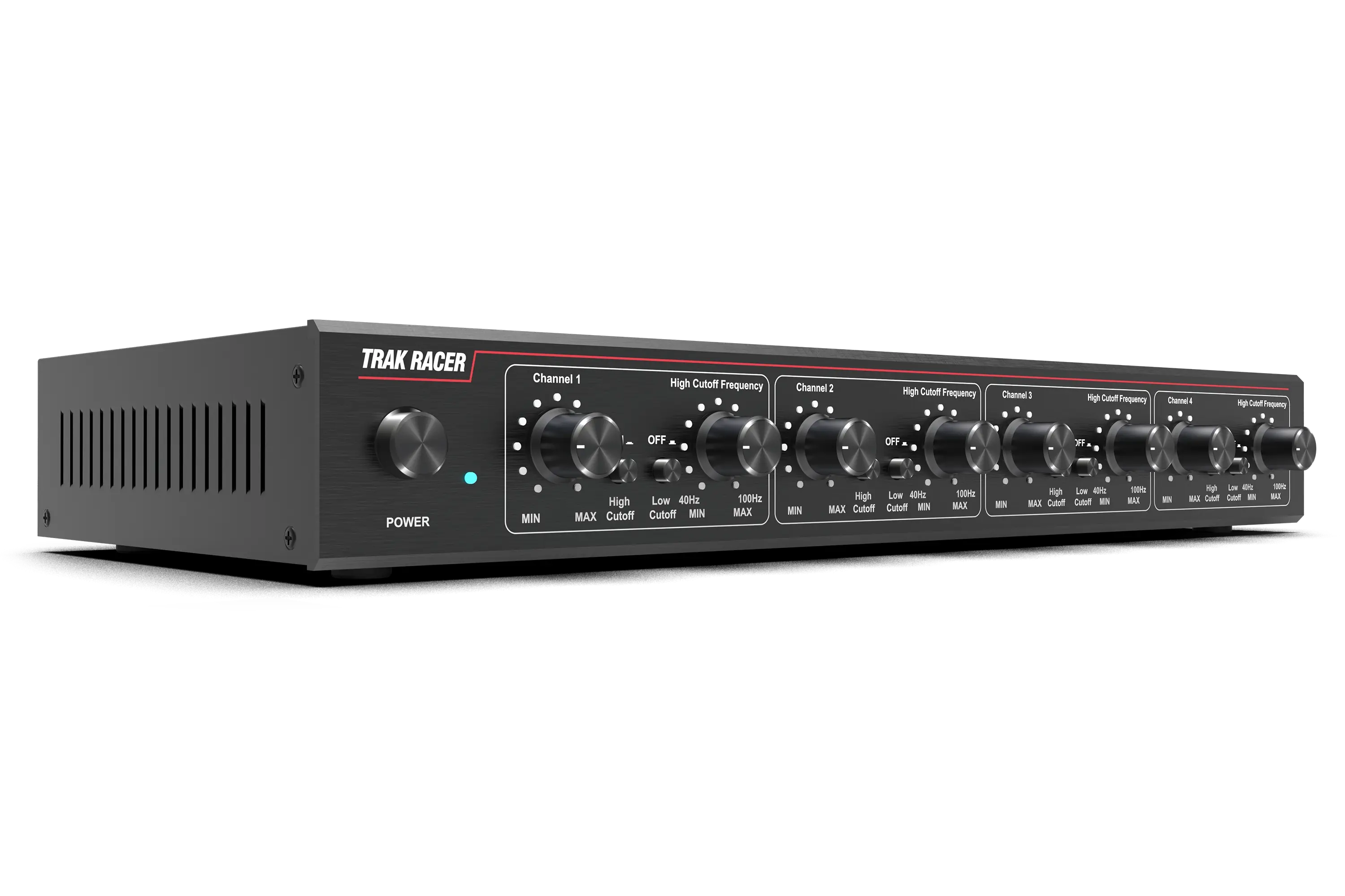 Trak Racer 4CH 40W Low-Frequency Class-D Amplifier with 2 Bass Shakers and Rig Mounts - Image 3
