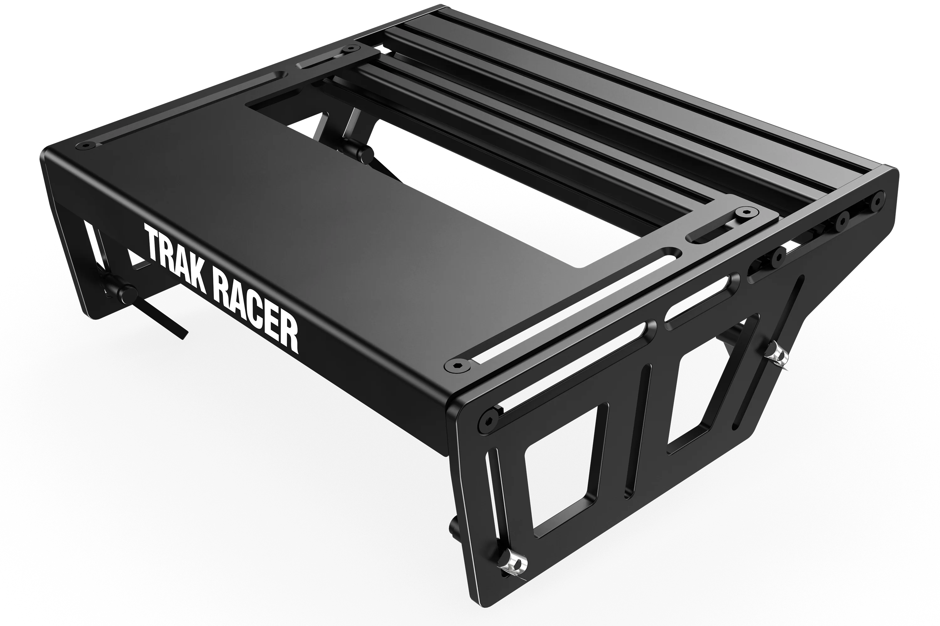 Universal TR-One Pedal Mounting System including Mounting Profile and Heel Rest