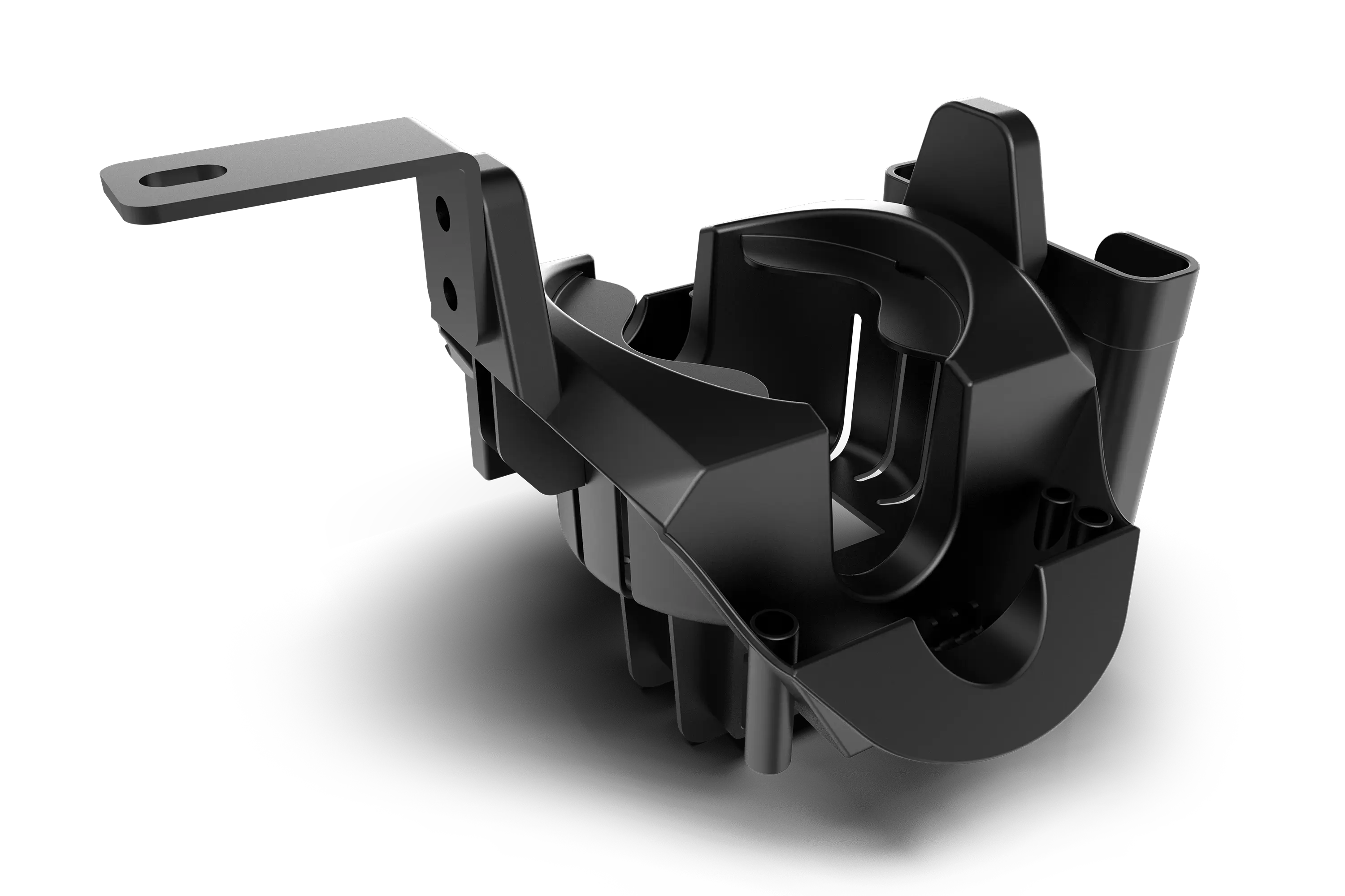 Universal VR Headset, Headphone, Drink, Phone & Tool Holder Mount for Sim Racing and Flight Simulation Cockpits - Image 2